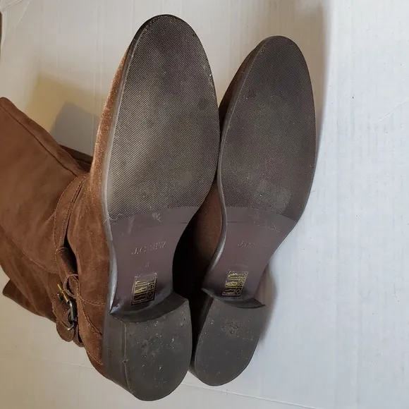 J.Crew Lowell Suede Buckle Boots sz. 8