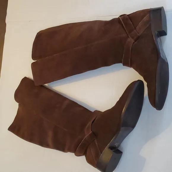 J.Crew Lowell Suede Buckle Boots sz. 8