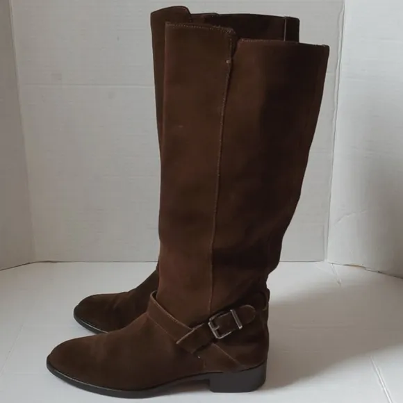 J.Crew Lowell Suede Buckle Boots sz. 8