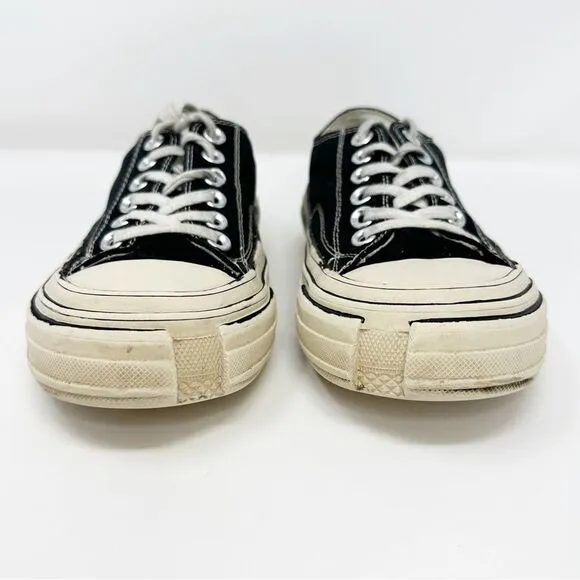 Jeffrey Campbell Endorphin Platform Canvas Sneakers Black Size 8