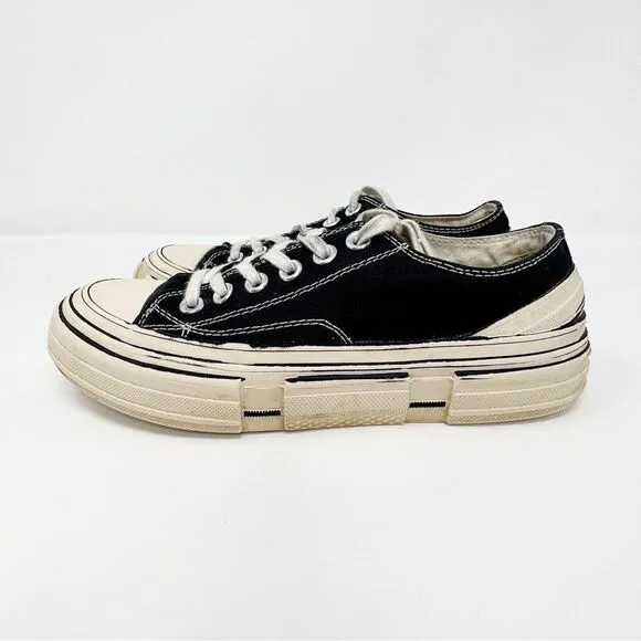 Jeffrey Campbell Endorphin Platform Canvas Sneakers Black Size 8