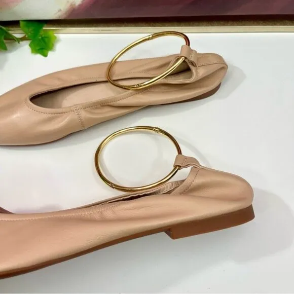Jeffrey Campbell Tippy Ballet Flats in Neutral Size 10