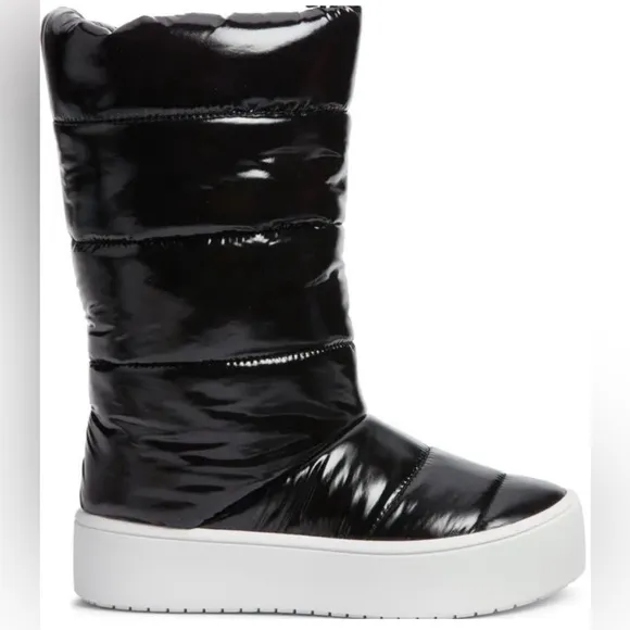 Jeffrey Campbell Womens Snowed Quilted Platform Boots Size 6
