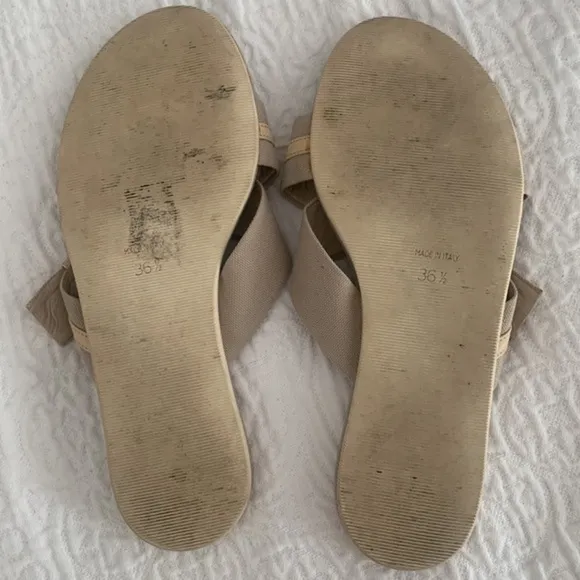 Jil Sander slip on cross cross buckle detail strap shoe sandal
