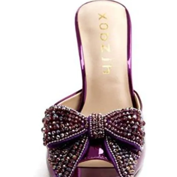 jingyibest Designer Slides Evening Gold Dress Shoe