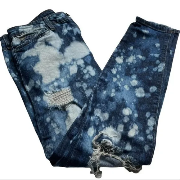 Joes Jeans Slim Ankle 90’s Distressed | Women Size 26 | Blue Acid Wash