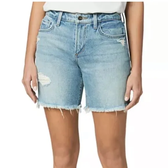 Joe’s jeans the Lara 7” Bermuda shorts pants denim NWT Indiana wash color