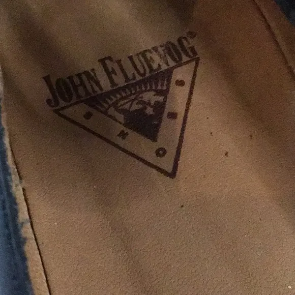 John Fluevog Ankle Strap Flats Size 9