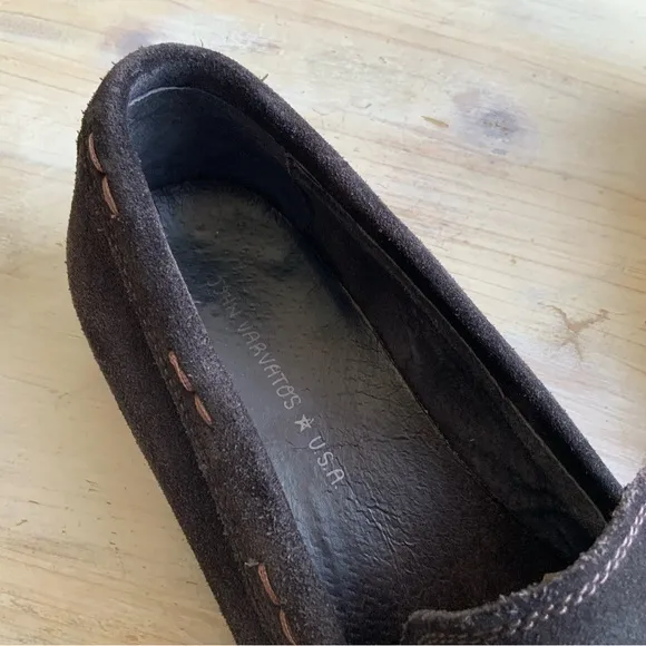 John Varvatos, USA, Suede Loafers, Sz 10.5
