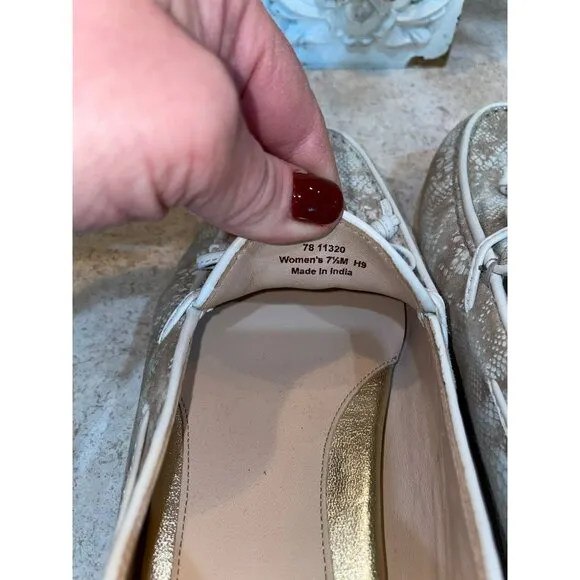 Johnston &amp; Murphy Leather Driving Moccasins Size 7.5