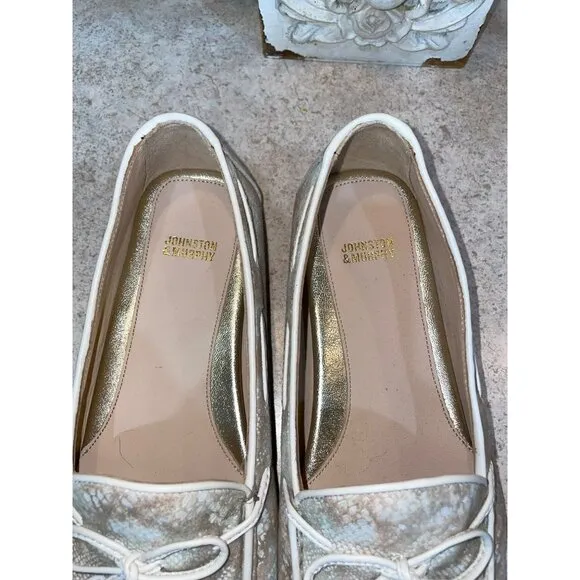 Johnston &amp; Murphy Leather Driving Moccasins Size 7.5
