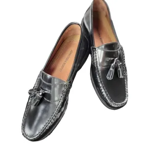 Johnston &amp; Murphy Men's Hayes Tassel Slip-On Loafers Black Size 8M