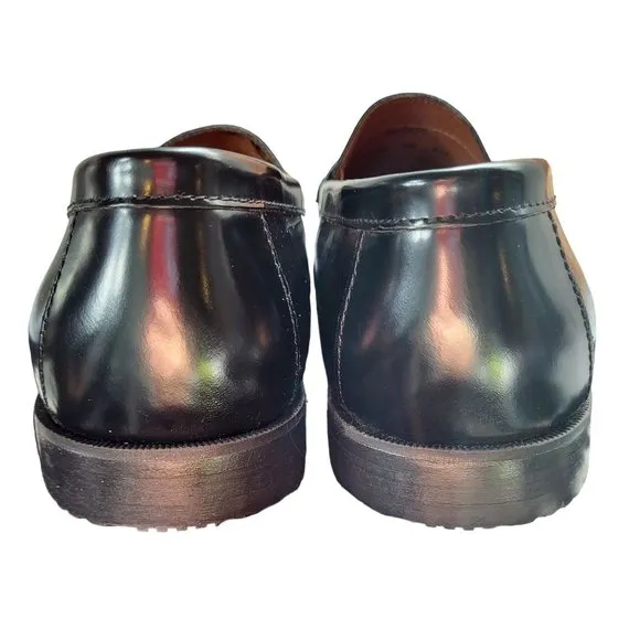 Johnston &amp; Murphy Men's Hayes Tassel Slip-On Loafers Black Size 8M