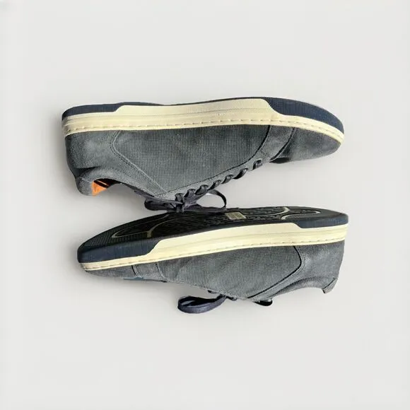 Johnston &amp; Murphy Men’s Navy Leather Lace-Up Sneakers – Size 10 M