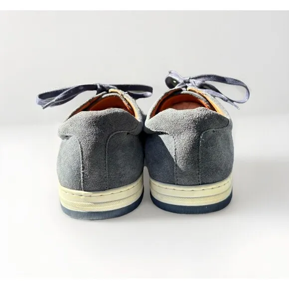 Johnston &amp; Murphy Men’s Navy Leather Lace-Up Sneakers – Size 10 M