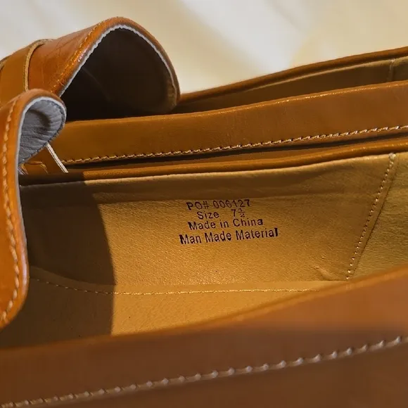 Jordan Brown Leather Penny Loafers