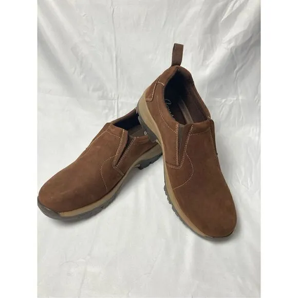 Jousen Men's Jungle Moc Casual Loafers Leather Slip-on Walking Shoes 9