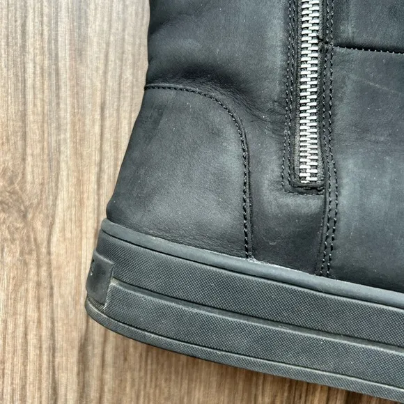 J/Slides Henley Platform Leather Boots | 8