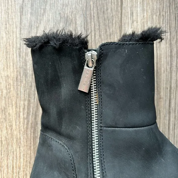 J/Slides Henley Platform Leather Boots | 8