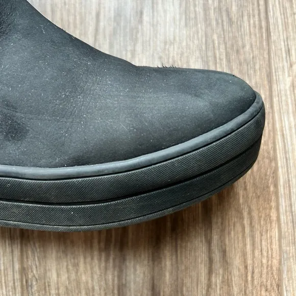 J/Slides Henley Platform Leather Boots | 8