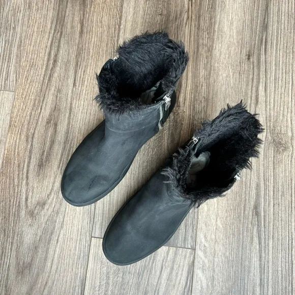 J/Slides Henley Platform Leather Boots | 8