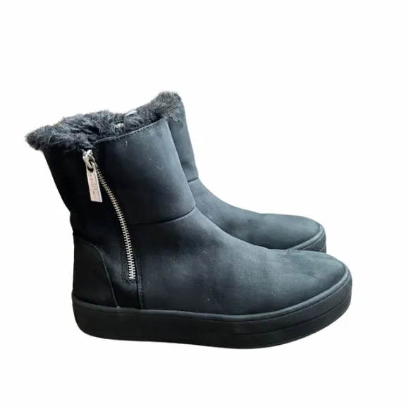 J/Slides Henley Platform Leather Boots | 8