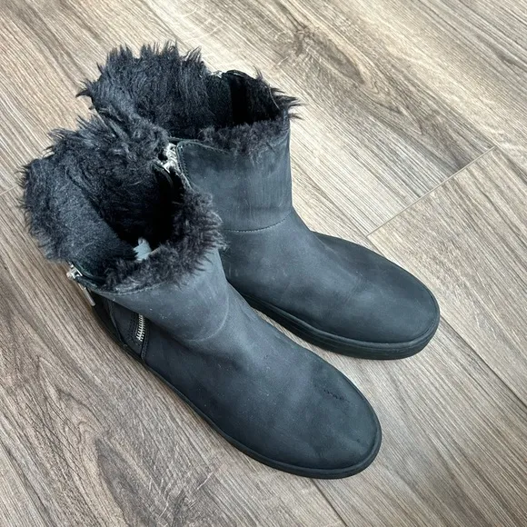 J/Slides Henley Platform Leather Boots | 8