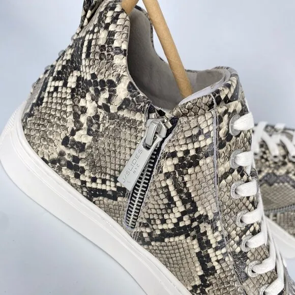 J/SLIDES Ludlow Sneaker Snakeskin Embossed Leather