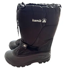 Kamik Greenbay 4 insulated Black Winter Boots Waterproof SZ 9 Worn 1X