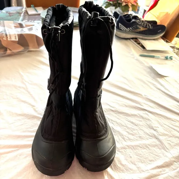 Kamik Greenbay 4 insulated Black Winter Boots Waterproof SZ 9 Worn 1X
