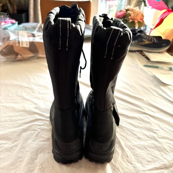 Kamik Greenbay 4 insulated Black Winter Boots Waterproof SZ 9 Worn 1X
