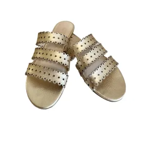 Kate Spade Gold Slides Sandals