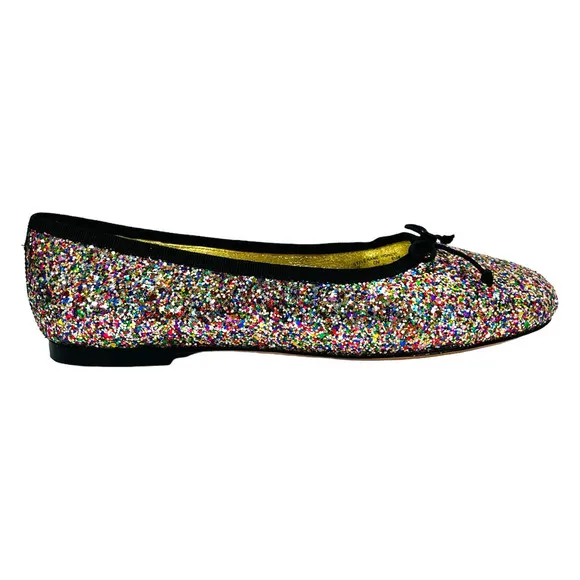 Kate Spade New York NEW Honey Slip-On Glitter Ballet Flats Women's Size 6