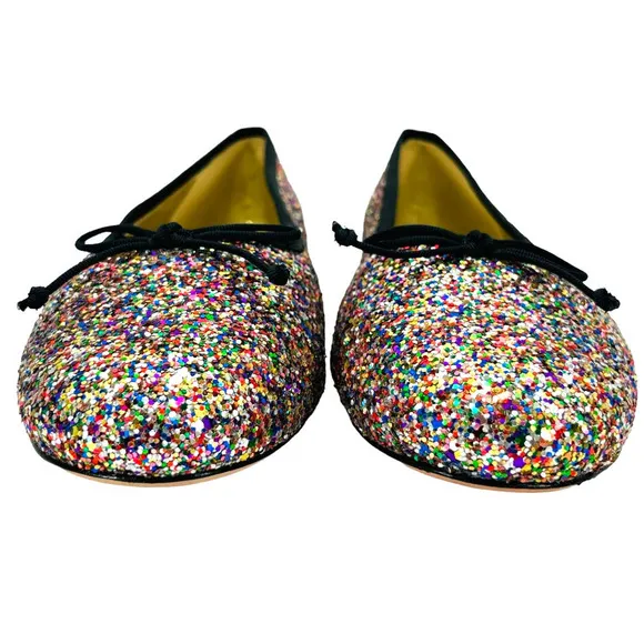 Kate Spade New York NEW Honey Slip-On Glitter Ballet Flats Women's Size 6