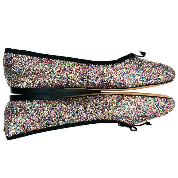 Kate Spade New York NEW Honey Slip-On Glitter Ballet Flats Women's Size 6