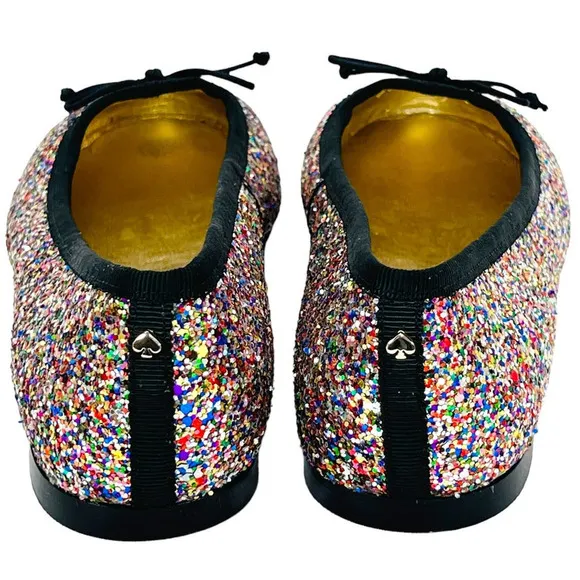 Kate Spade New York NEW Honey Slip-On Glitter Ballet Flats Women's Size 6