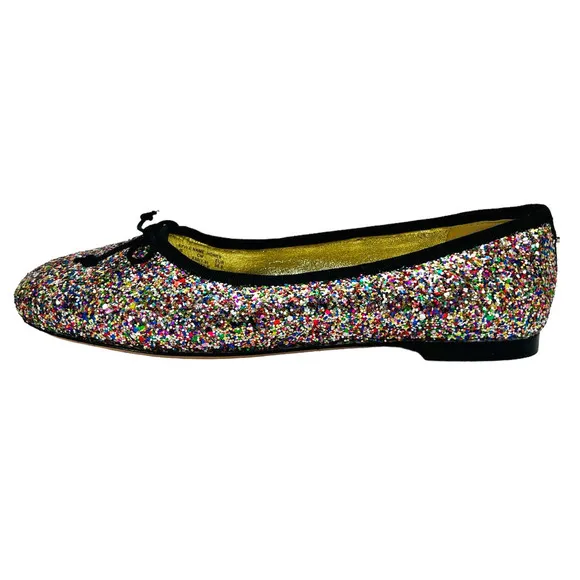 Kate Spade New York NEW Honey Slip-On Glitter Ballet Flats Women's Size 6