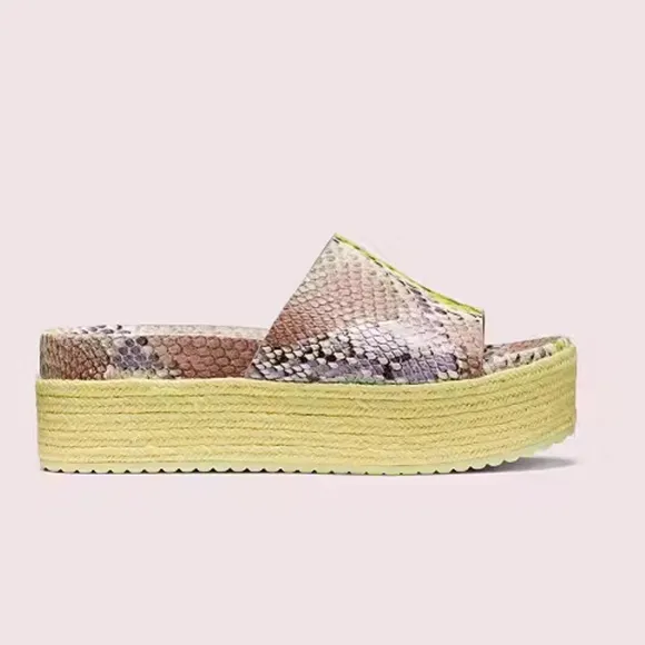 Kate Spade NIB Platform Slide Sandals size 10