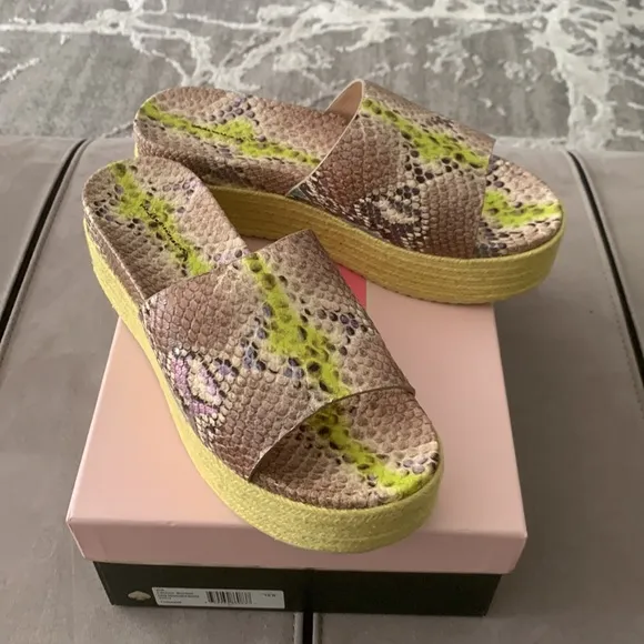 Kate Spade NIB Platform Slide Sandals size 10