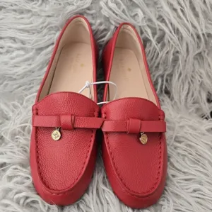 Kate Spade Red Leather Loafers 8usa