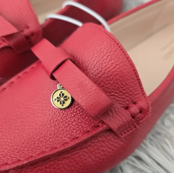 Kate Spade Red Leather Loafers 8usa