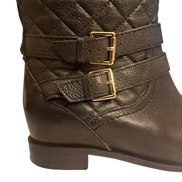 Kate Spade Sutton Quilted Leather Riding Boots