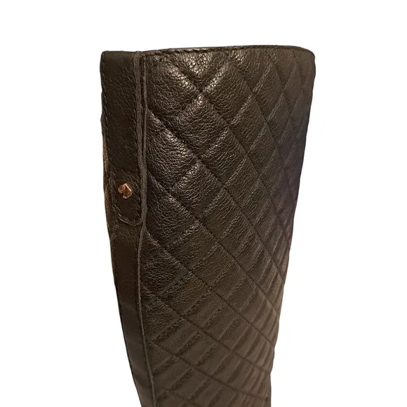 Kate Spade Sutton Quilted Leather Riding Boots