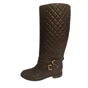 Kate Spade Sutton Quilted Leather Riding Boots