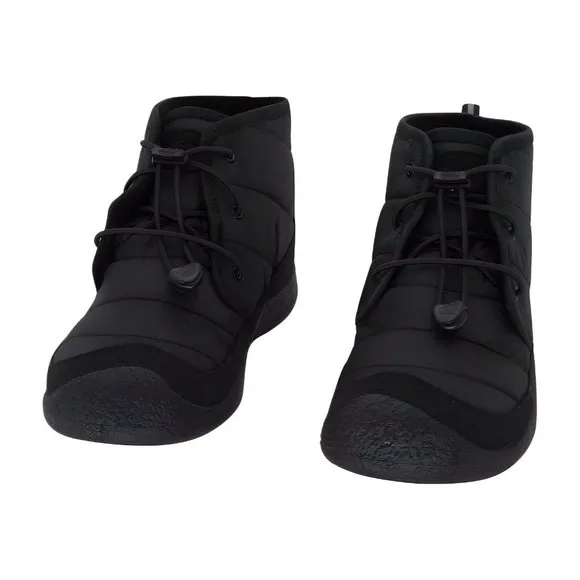 KEEN Howser 2 Quilted Mid Height Waterproof Comfy Durable Chukka Boots Sz 5 BK