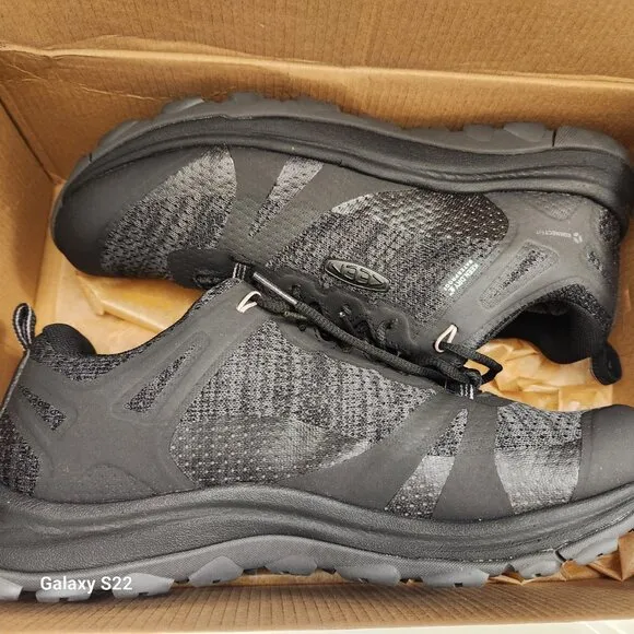 KEEN Terradora II Black/Magnet Hiking Sneakers. NIB. Size: Various