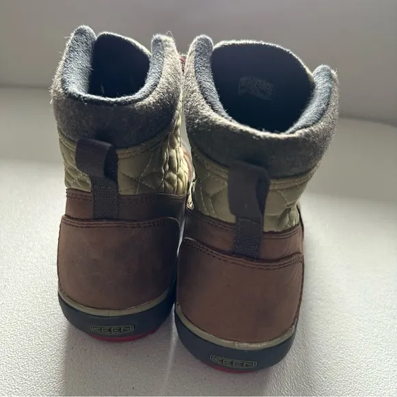 KEEN womens BELLETERRE ANKLE QUILTED WP Boots