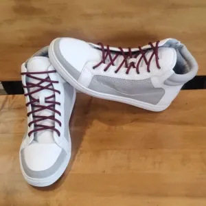 Kenneth Cole Reaction Sander fashion high top sneakers size 9 white and gray