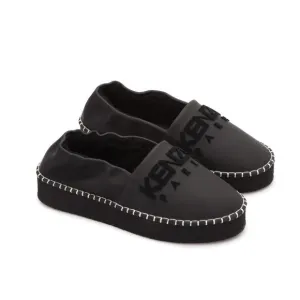 Kenzo Paris Black Winter Espadrilles Size 36 or US 6
