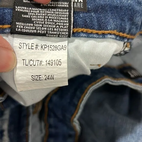 Kut from the Kloth Ana high rise Fab Ab Flare jeans size 24W NWOT